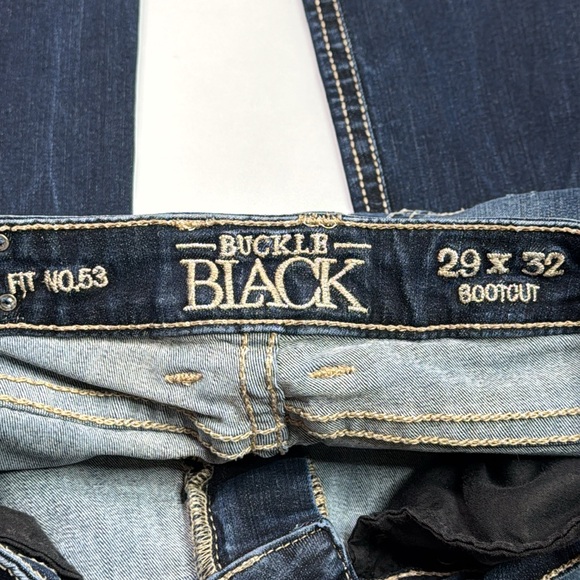 Buckle Black Fit No. 53 Bootcut Dark Wash Jeans Size 29x32 - Picture 9 of 11